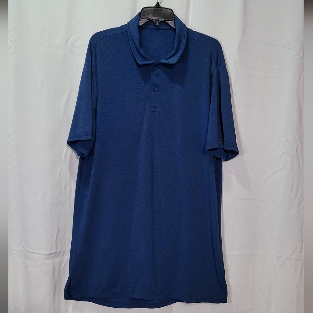 32 Degrees Men's Blue Short Sleeve Polo Shirt Size XL Tall - Picture 2 of 3